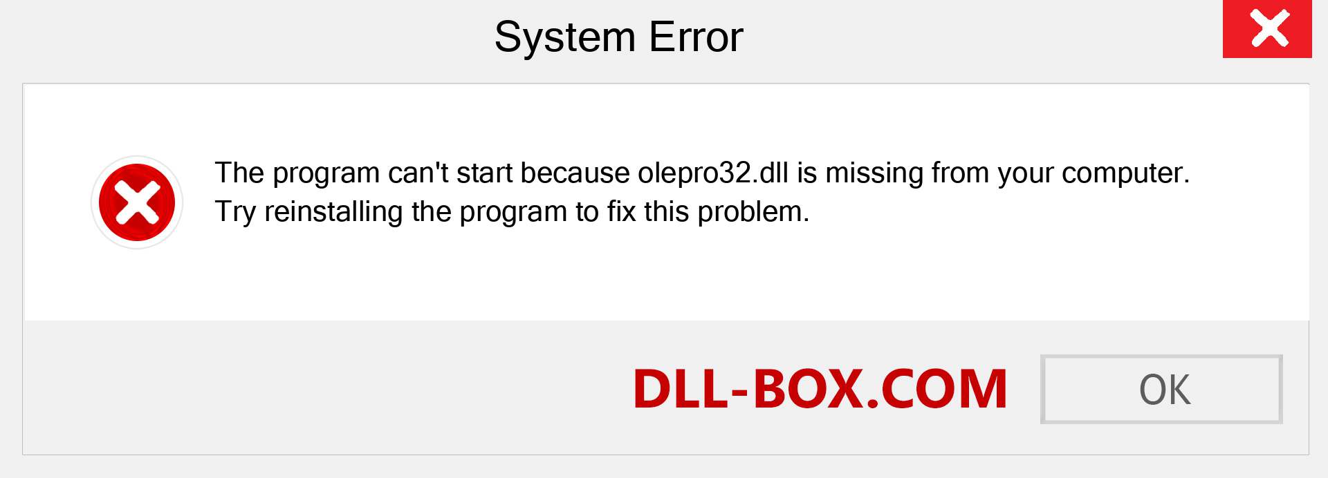  olepro32.dll file is missing?. Download for Windows 7, 8, 10 - Fix  olepro32 dll Missing Error on Windows, photos, images